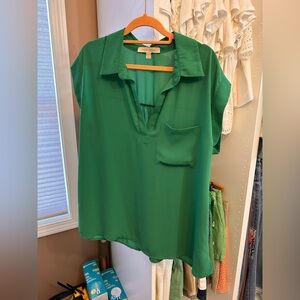 Everleigh Emerald Green Blouse